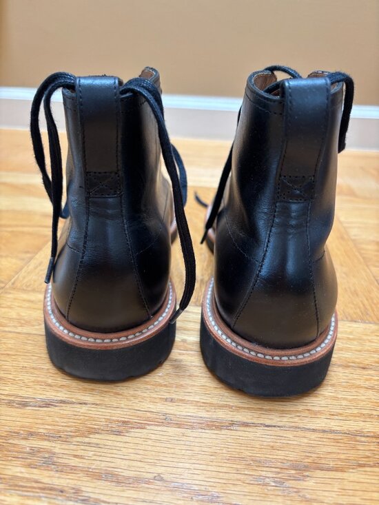 J.Crew Mens Kenton Pacer Leather Boots Black Size 10 main image 12